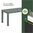 Furinno CLASSIC Coffee Table with 1.8 Inch Thick Tabletop in Sage Green