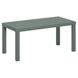 Furinno CLASSIC Coffee Table with 1.8 Inch Thick Tabletop in Sage Green