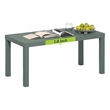 Furinno CLASSIC Coffee Table with 1.8 Inch Thick Tabletop in Sage Green