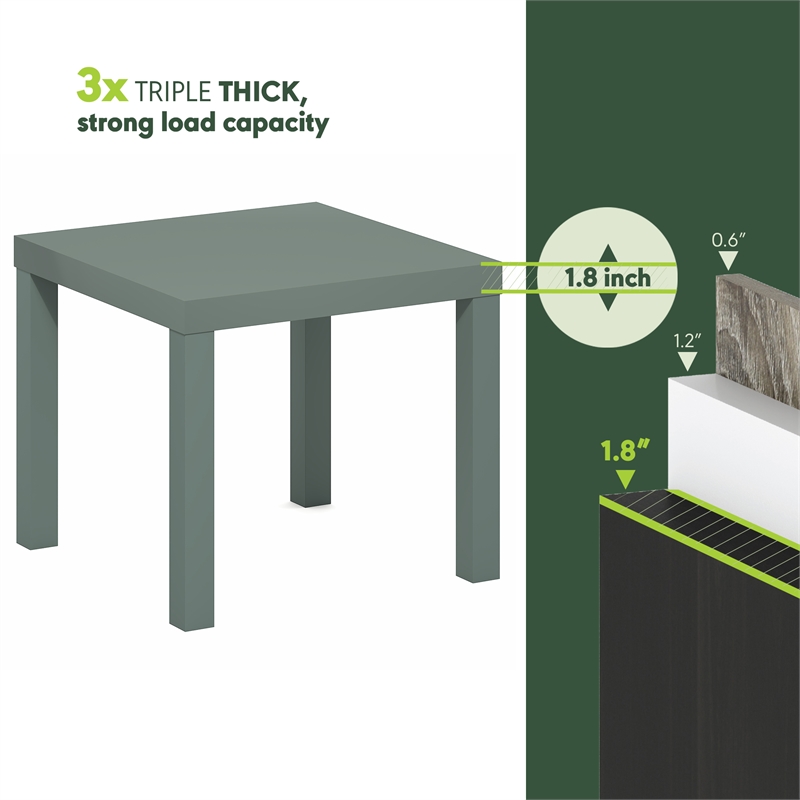 Furinno CLASSIC End Table with 1.8