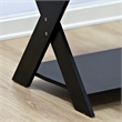 Furinno MODERN Coffee Table with X-Shaped Legs in Black Espresso