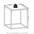 Furinno CAMNUS Set of 3 Coffee Table with 2 End Tables in White