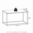 Furinno CAMNUS Set of 3 Coffee Table with 2 End Tables in White