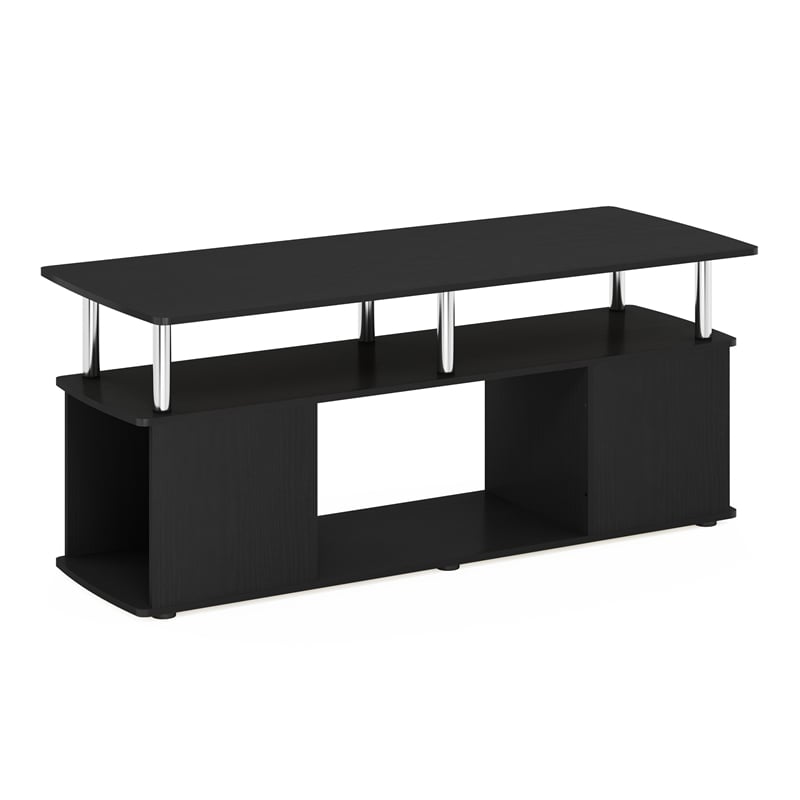 Furinno JAYA Coffee Table with Bottom Shelf in Dark Americano