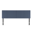 Furinno ROANNE King Upholstered Tufted Headboard Blue Denim