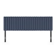 Furinno ROANNE King Upholstered Tufted Headboard Blue Denim