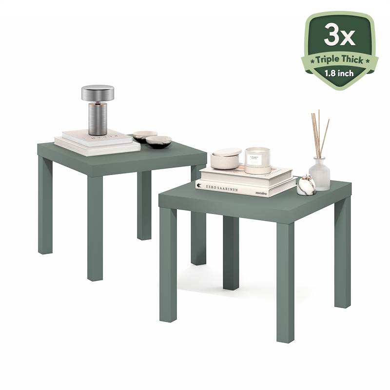 Furinno CLASSIC Set of 2 End Table 1.8