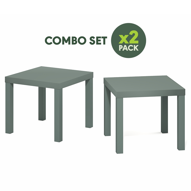 Furinno CLASSIC Set of 2 End Table 1.8