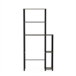 Furinno TURN-N-TUBE 5-Shelf Over The Toilet Storage Shelf in Grey Oak