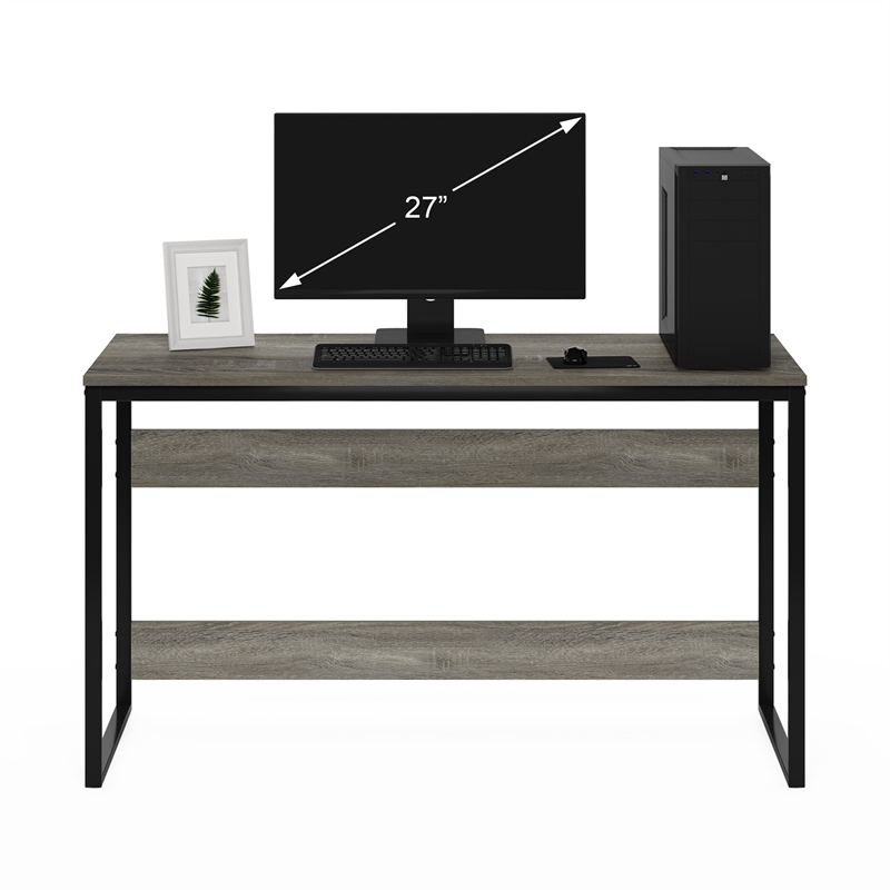 Furinno MORETTI 52 Width Computer Desk in Grey Oak