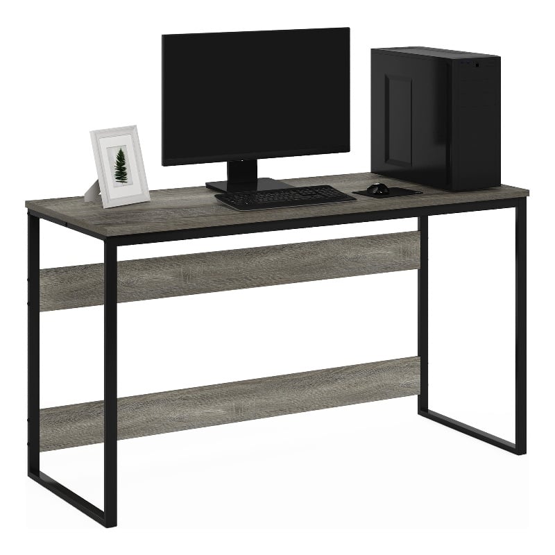 Furinno MORETTI 52 Width Computer Desk in Grey Oak