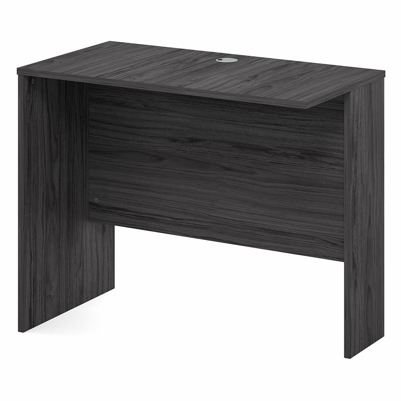 Furinno ROGER 35 Inch Office Desk Reversible Return Coastal Grey
