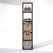 Furinno CUBICLE Vintage Vinyl Record Media Storage Organizer 5-Cube Amber Pine