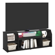 Furinno JAYA LED TV Stand Entertainment Center up to 65 Inch Dark Americano