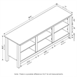 Furinno JENSEN TV Stand Entertainment Center TV up to 60 Inch in Grey Oak