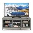 Furinno JENSEN TV Stand Entertainment Center TV up to 60 Inch in Grey Oak
