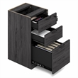 Furinno ROGER 3-Drawer Fixed Pedestal Filing Cabinet with Lock Coastal Grey