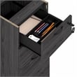 Furinno ROGER 3-Drawer Fixed Pedestal Filing Cabinet with Lock Coastal Grey