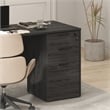 Furinno ROGER 3-Drawer Fixed Pedestal Filing Cabinet with Lock Coastal Grey