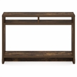 Furinno VIOLA 3-Tier Narrow Console Table Extra Thick Frame Amber Pine