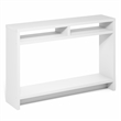 Furinno VIOLA 3-Tier Narrow Console Table with Extra Thick Frame White