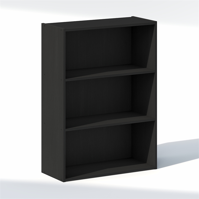 Furinno REED 3-Tier Closet Organizer Open Shelf Americano