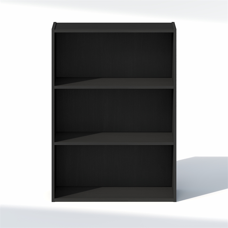 Furinno REED 3-Tier Closet Organizer Open Shelf Americano