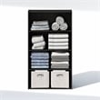 Furinno REED 4-Tier Closet Organizer Open Shelf Espresso