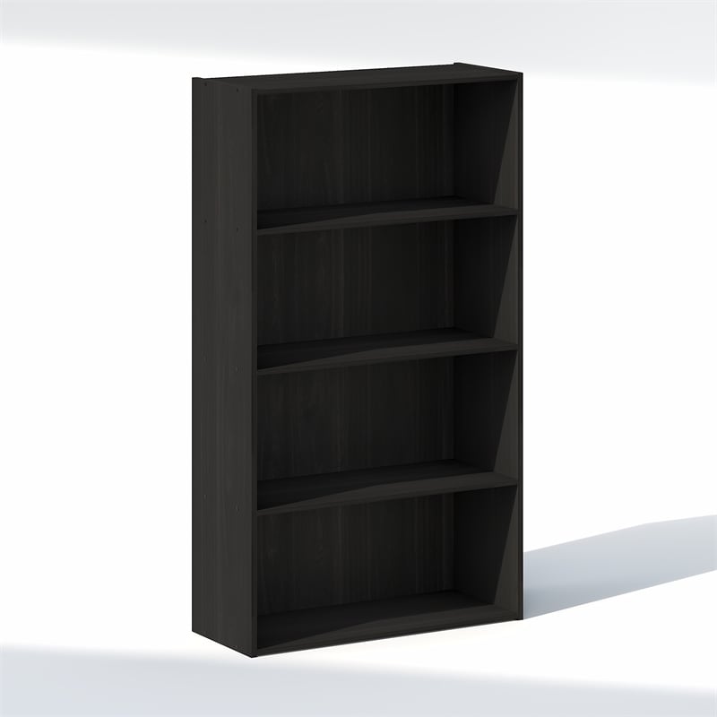 Furinno REED 4-Tier Closet Organizer Open Shelf Espresso