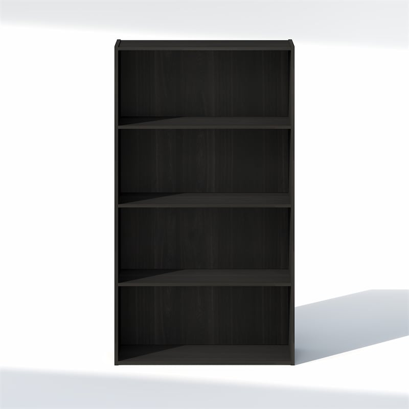 Furinno REED 4-Tier Closet Organizer Open Shelf Espresso