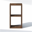 Furinno CUBIC 2-Cube Closet Organizer Open Shelf Extra Thick Frame Amber Pine