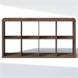 Furinno CUBIC 8-Cube Closet Organizer Open Shelf Extra Thick Frame Amber Pine