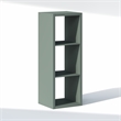 Furinno CUBIC 3-Cube Closet Organizer Open Shelf Extra Thick Frame Sage Green