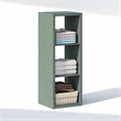 Furinno CUBIC 3-Cube Closet Organizer Open Shelf Extra Thick Frame Sage Green