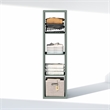 Furinno CUBIC 4-Cube Open Shelf Extra Thick Frame Sage Green