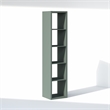 Furinno CUBIC 5-Cube Closet Organizer Open Shelf Extra Thick Frame Sage Green