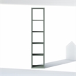 Furinno CUBIC 5-Cube Closet Organizer Open Shelf Extra Thick Frame Sage Green