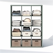 Furinno CUBIC 12-Cube Open Shelf Extra Thick Frame Sage Green