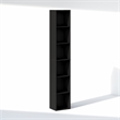 Furinno CUBICLE 6-Tier Closet Organizer Open Shelf Storage Blackwood