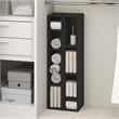 Furinno FULDA 8-Tier Closet Organizer AdJUSTable Open Shelf 6-Inch Blackwood