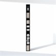 Furinno FULDA 8-Tier Closet Organizer AdJUSTable Open Shelf 6-Inch Blackwood