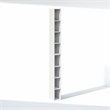 Furinno FULDA 8-Tier Closet Organizer AdJUSTable Open Shelf 6-Inch White