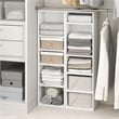 Furinno PASIR 10-Tier Closet Organizer AdJUSTable Open Shelf 12