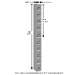 Furinno FULDA 10-Tier Closet Organizer AdJUSTable Open Shelf 6
