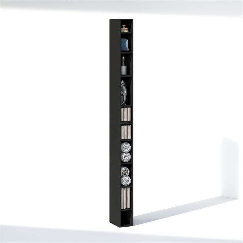 Furinno FULDA 10-Tier Closet Organizer AdJUSTable Open Shelf 6