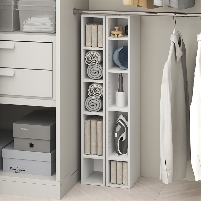 Furinno FULDA 10-Tier Closet Organizer AdJUSTable Open Shelf 6