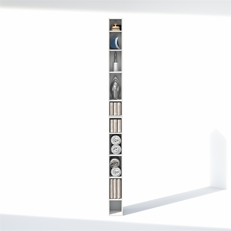 Furinno FULDA 10-Tier Closet Organizer AdJUSTable Open Shelf 6