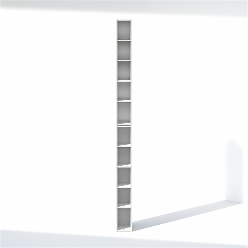 Furinno FULDA 10-Tier Closet Organizer AdJUSTable Open Shelf 6