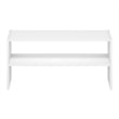 Furinno FANO 24-Inch Stackable Shoe Rack for Closet Entryway White