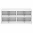 Furinno FANO 8-Cube Stackable Shoe Rack for Closet Entryway White